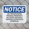 Signmission No Trespassing Private Property No Entry OSHA Notice Sign, Plastic, 14in W x 10in L, 2PK OS-2PACK-NS-P-1014-L-14971 - alternate 3